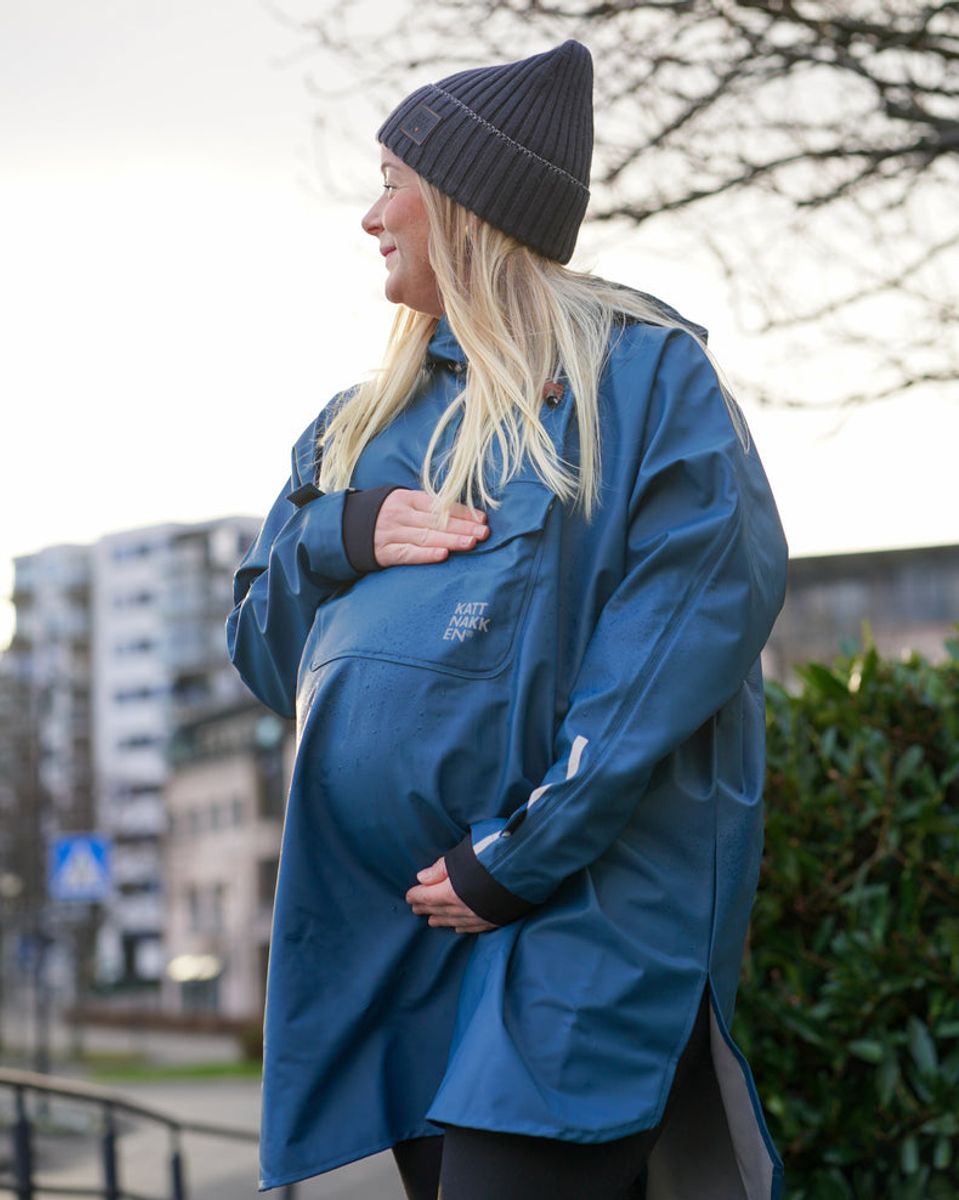 Kattnakken Regnponcho Seiler Blå Voksen