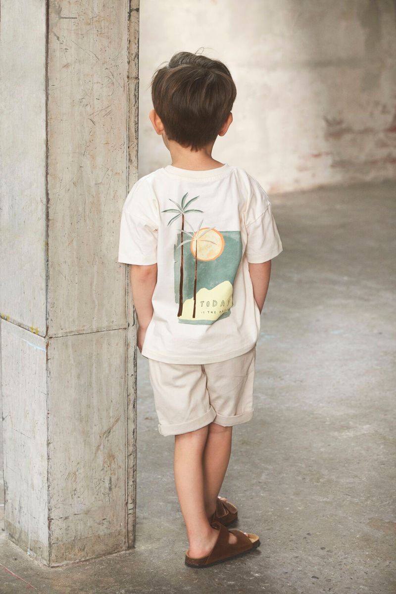 En Fant T-shirt SS Egret