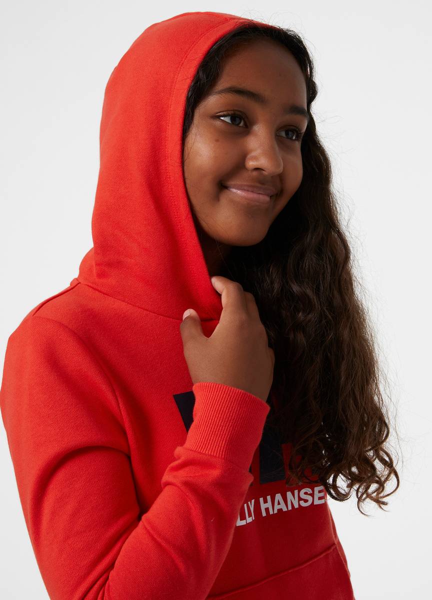 Helly Hansen Jr HH Logo Hoodie 2.0 Red