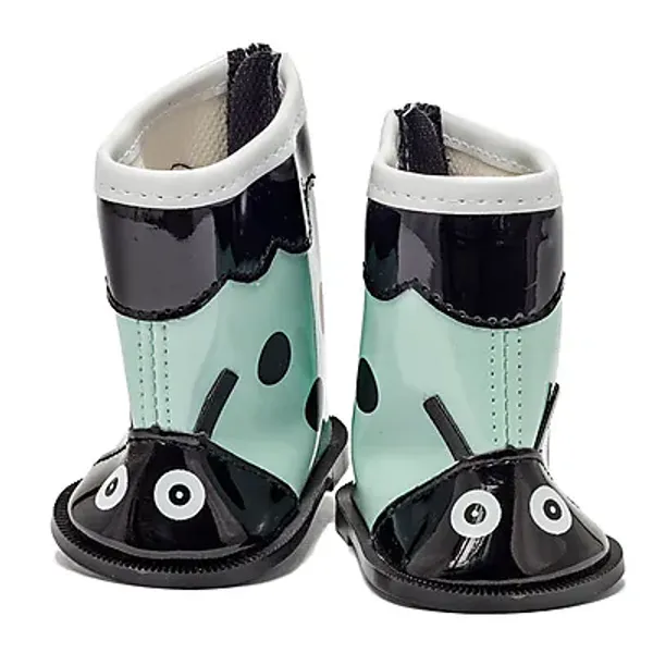 Dukkeklær Skrållan støvler marihøne