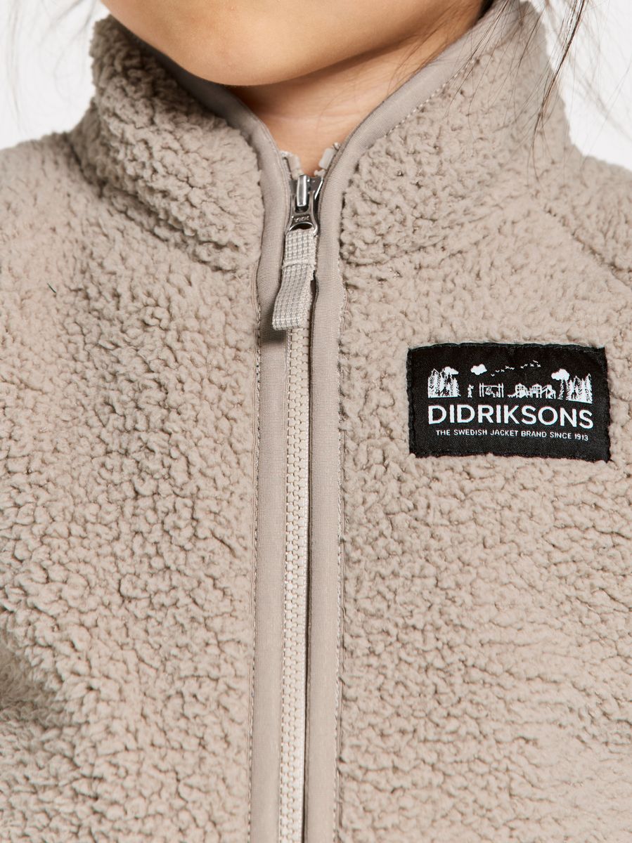Didriksons Gibbs Kids Fullzip  Beach Beige