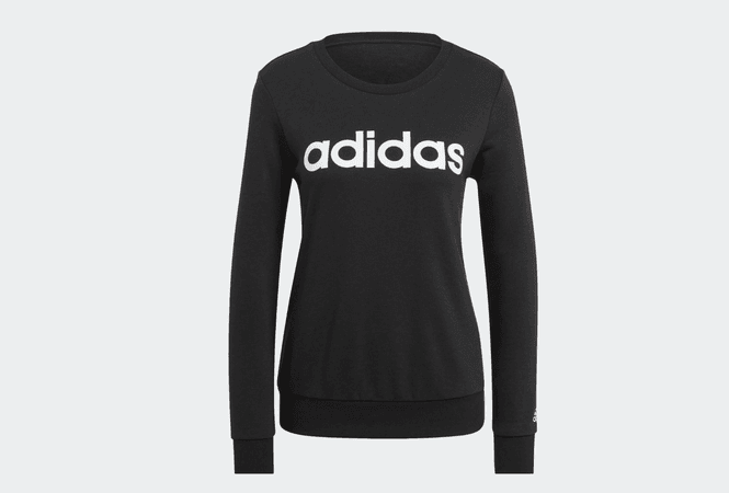 Hovedbilde Sort Adidas Lin FT Sweatshirt L/S