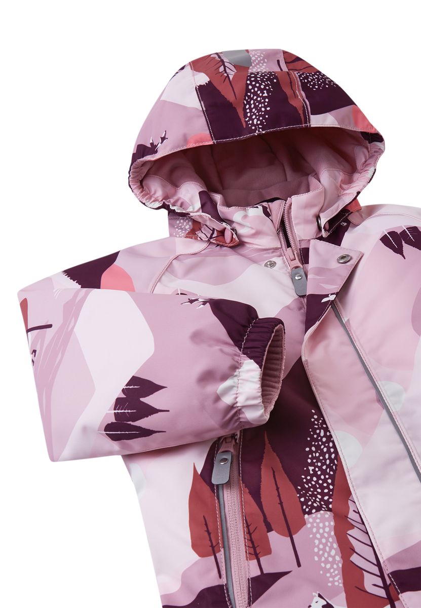 Reima Puhuri Vinterdress Reimatec Grå Rosa