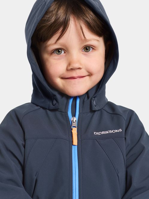 Hovedbilde Didriksons Softshelljakke Troel Navy