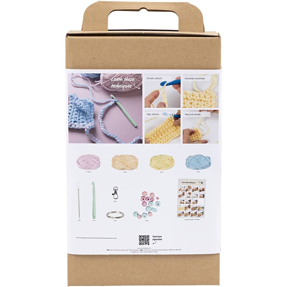 Start DIY Kit Hekling, Vesker, ass. farger