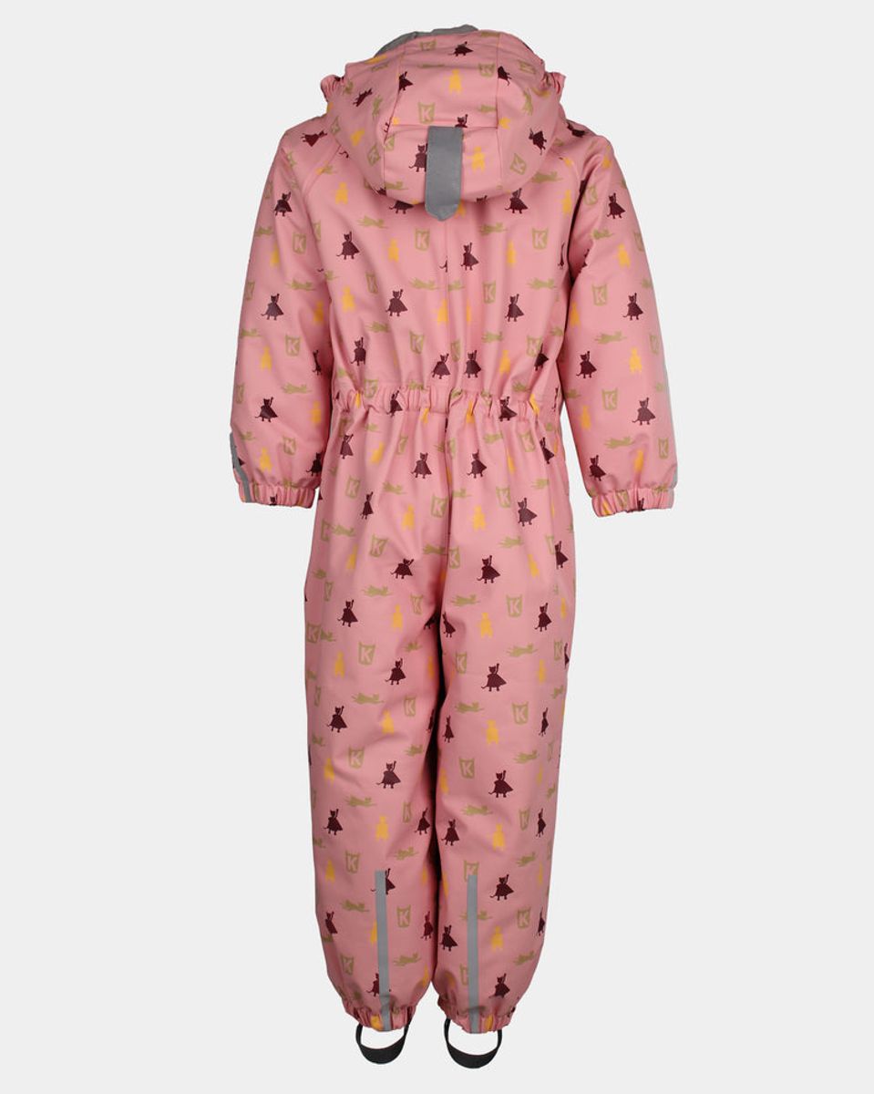 Kattnakken Helårsregndress Hagl Rosa Krystall