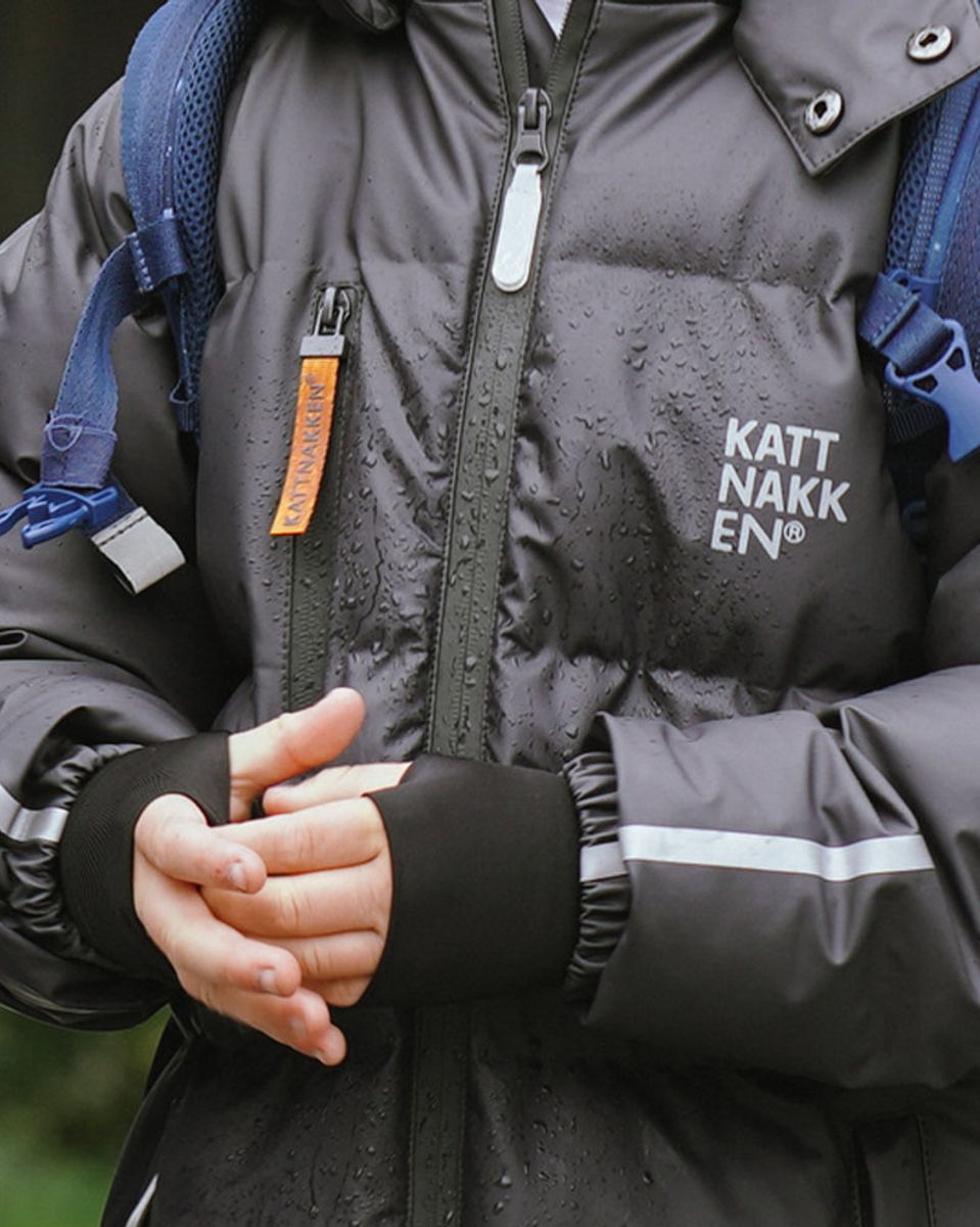 Kattnakken Boblejakke Sludd Junior Kattesvart