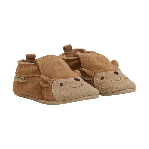 En Fant Slippers Suede Animal Mocha Mousse