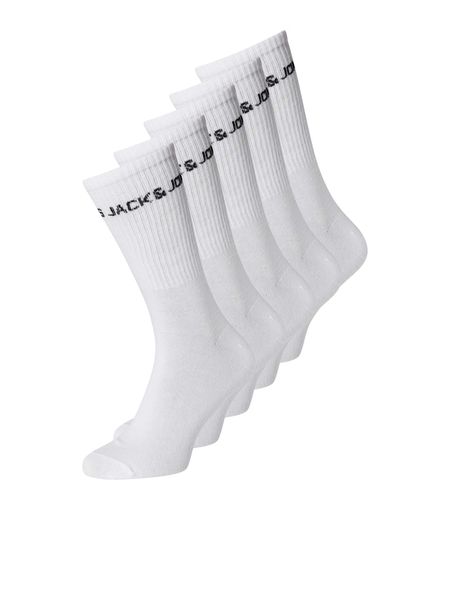 White Basic Logo Tennis Sokker 5-pakning Noos str. 33/37