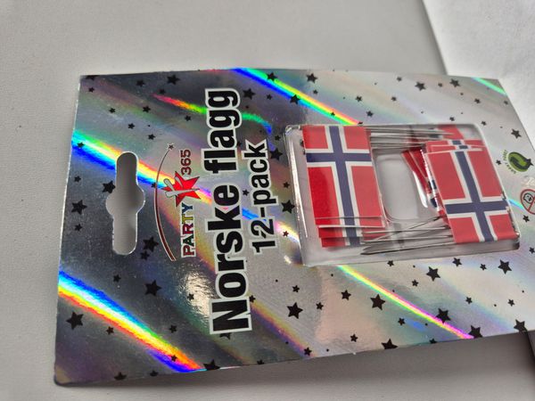 Norske Flagg 12 Pakk