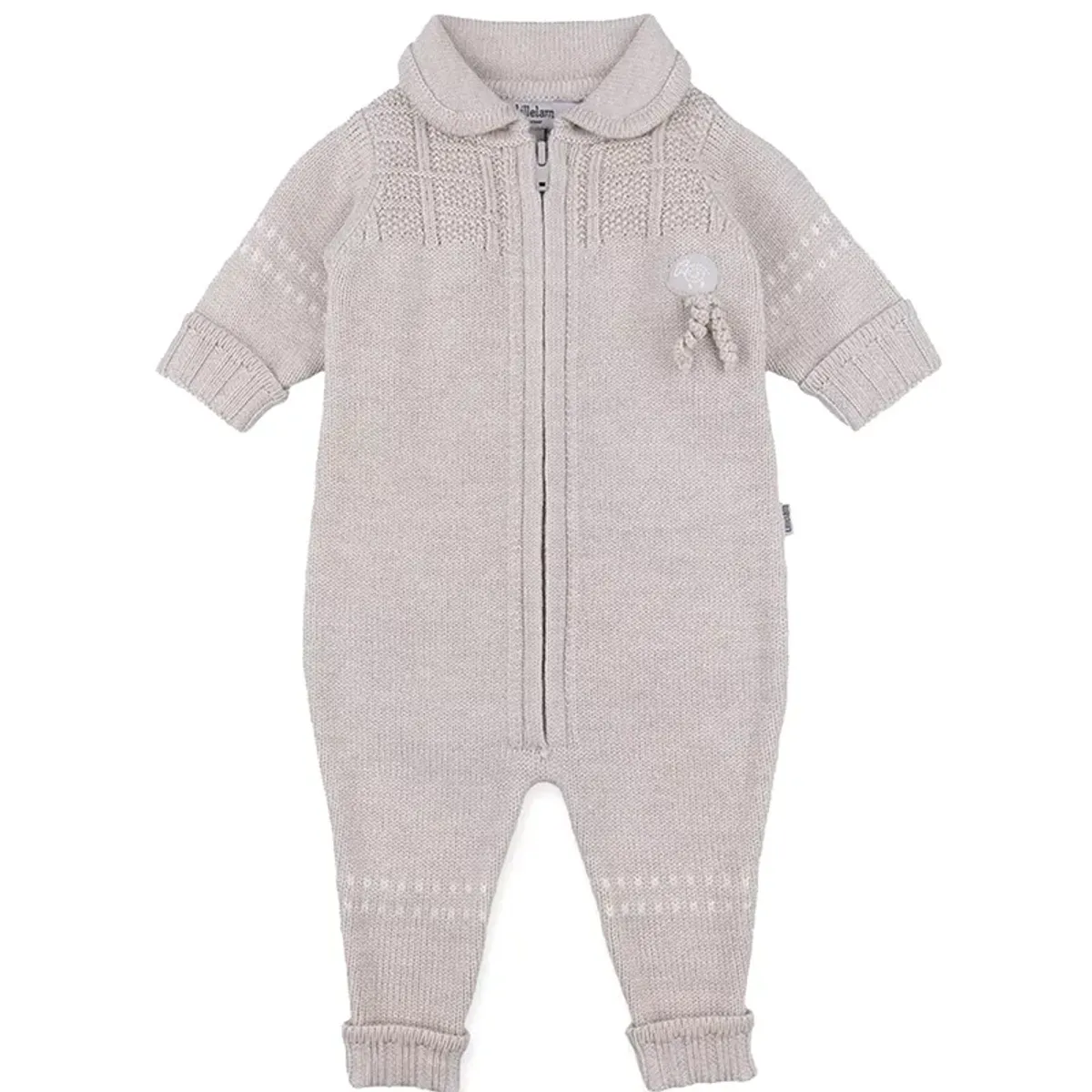 LilleLam Ull Sparkedress classic Lys beige