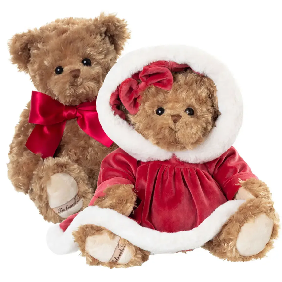 Bukowski Alexander Julekosebamse 40 cm A Brun/Rød