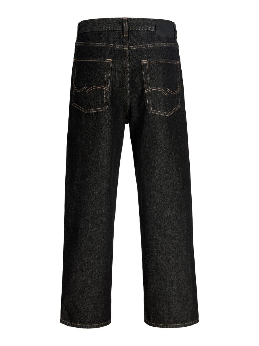 Jack & Jones Junior Alex Bukse Baggy Fit Black Denim