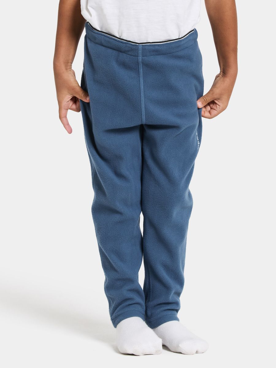 Didriksons Monte Kids Fleece Bukse Galaxy Blue