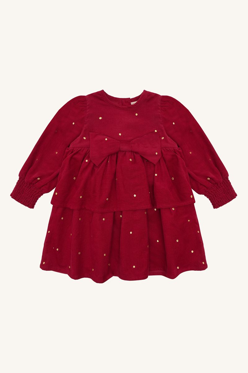 Hust and Claire Karoline Dots Kjole Teaberry