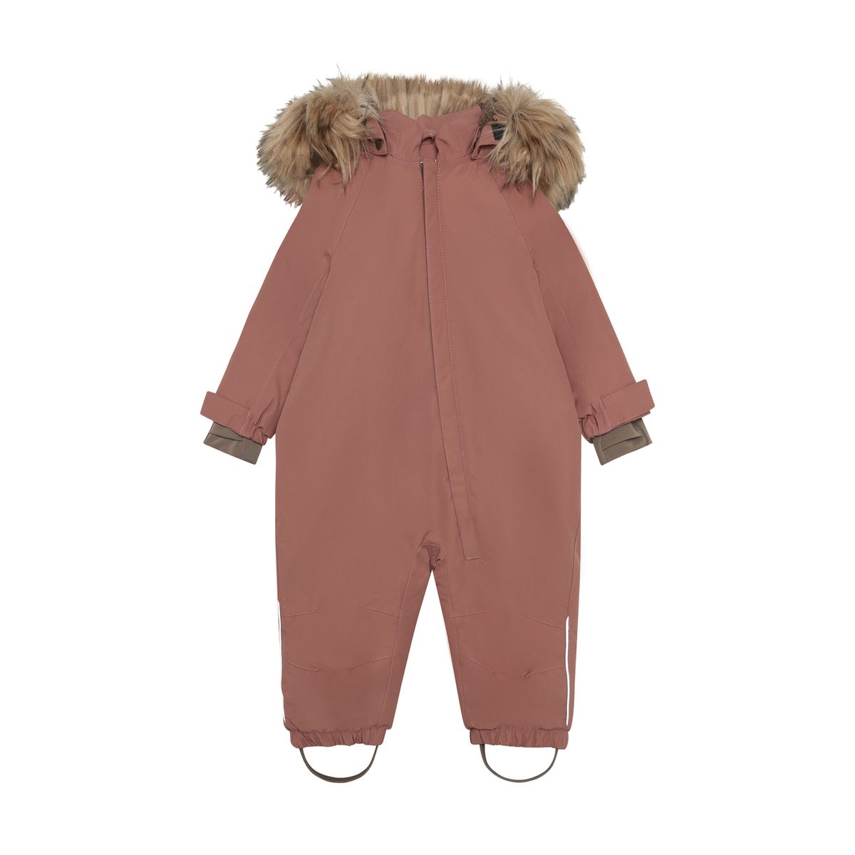 En Fant Vinterdress Baby med Fuskepels Burlwood