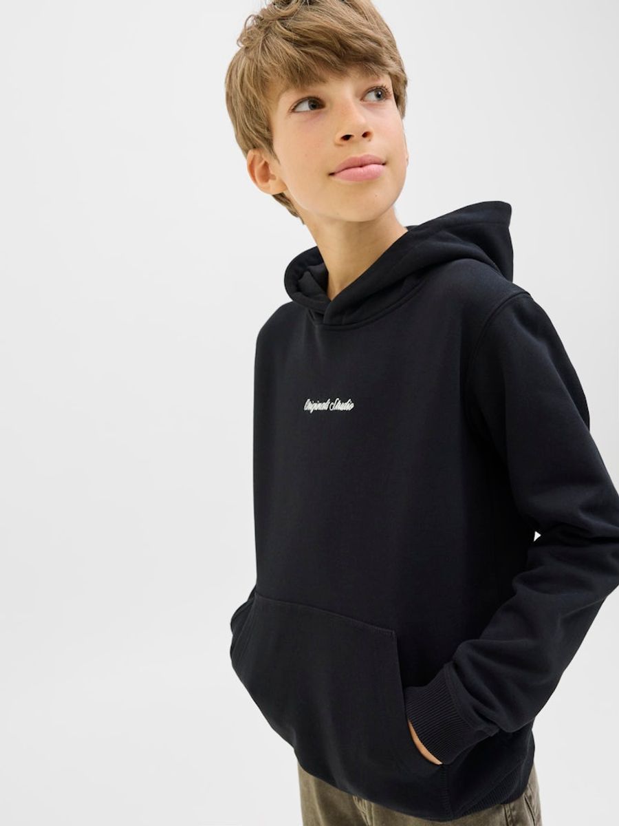 Jack & Jones Junior Norrebro Hettegenser Relaxed Fit Svart