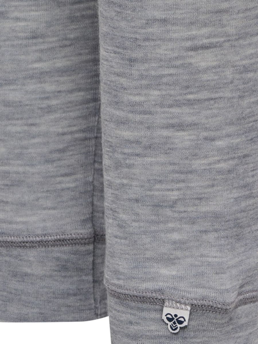 Hummel Jr Ull Rib Leggings Grey Melange