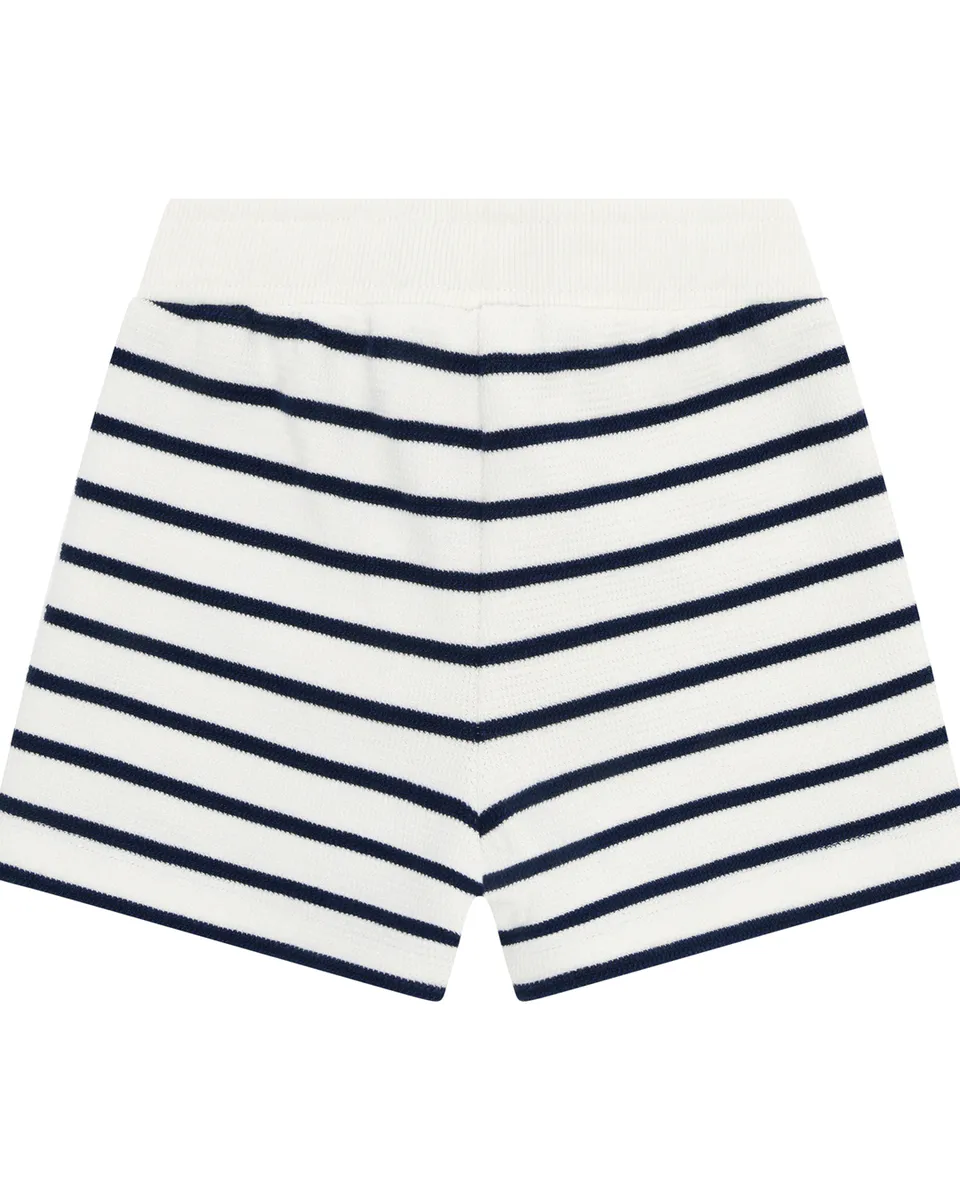 En Fant Shorts Sweat Stripet Medieval Blue
