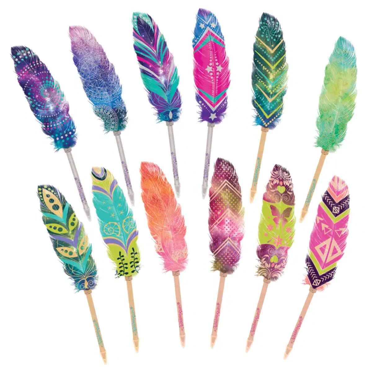 Nebulous Star Feather Quill Pen Asst. of 12