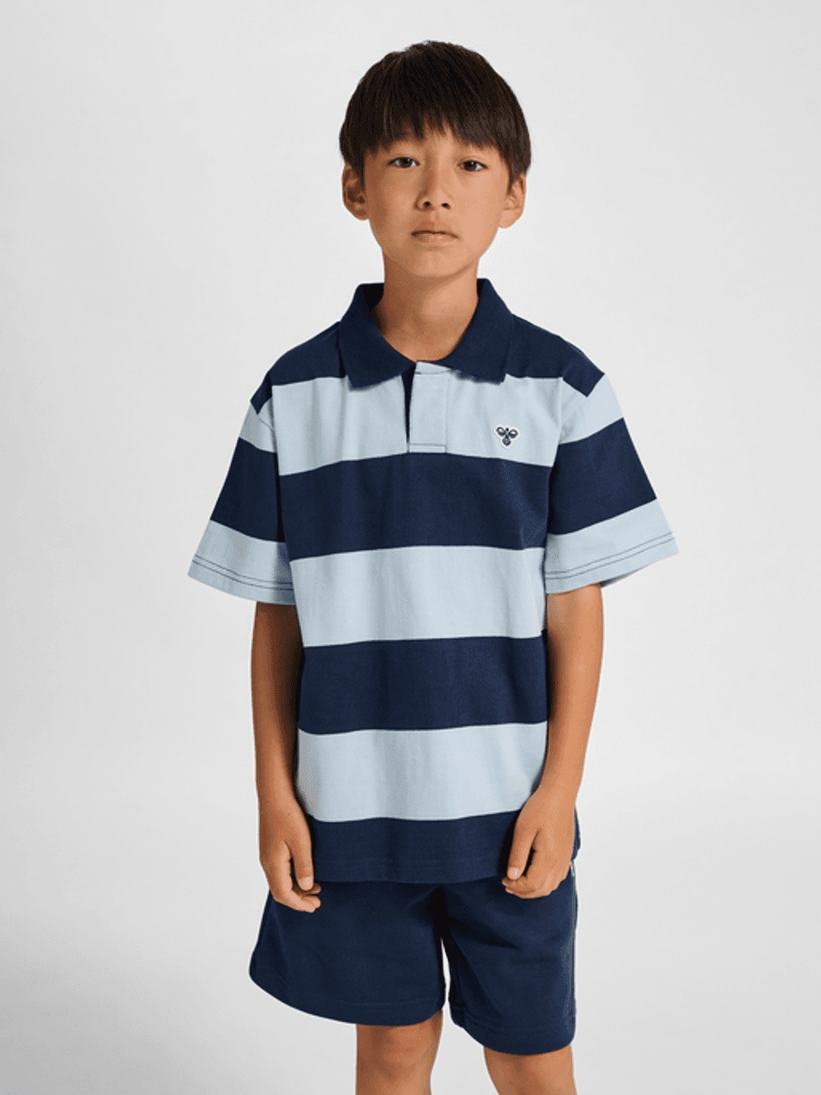 Hummel Poloskjorte Stripet Dress Blues