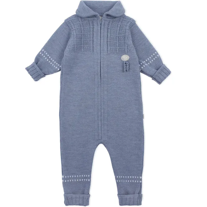 Hovedbilde LilleLam Ull Sparkedress classic Mellomblå