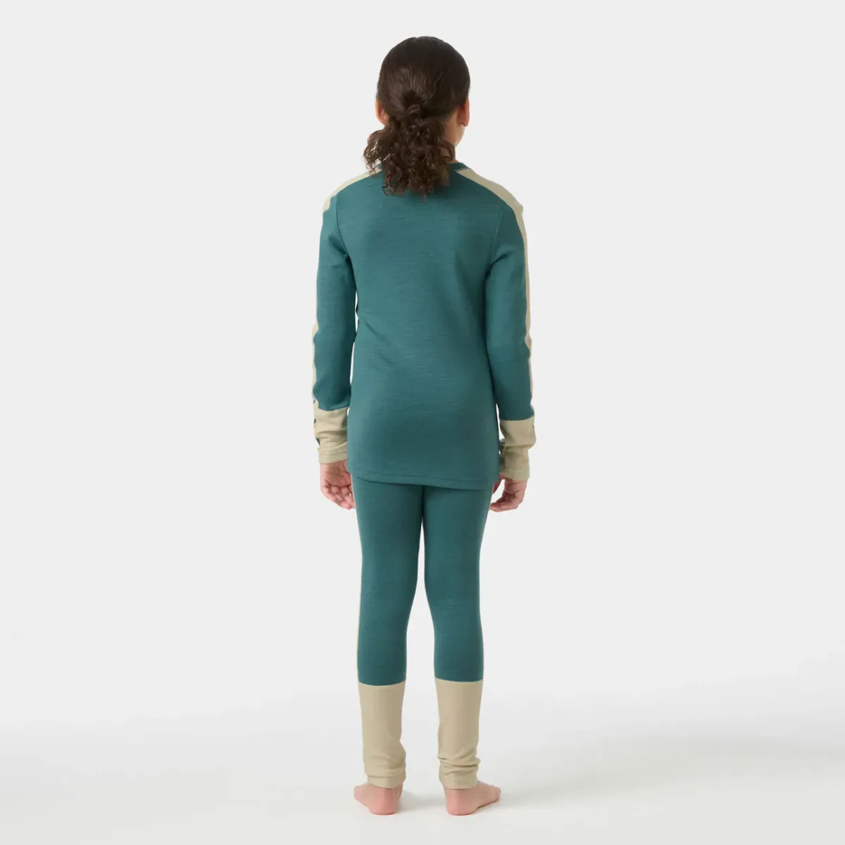 Helly Hansen Lifa Merino Midweight Ullundertøy Sett Junior Green