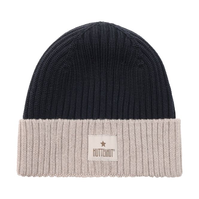 Hovedbilde HUTTEliHUT Strikket Ullue Colorblock Dark Navy