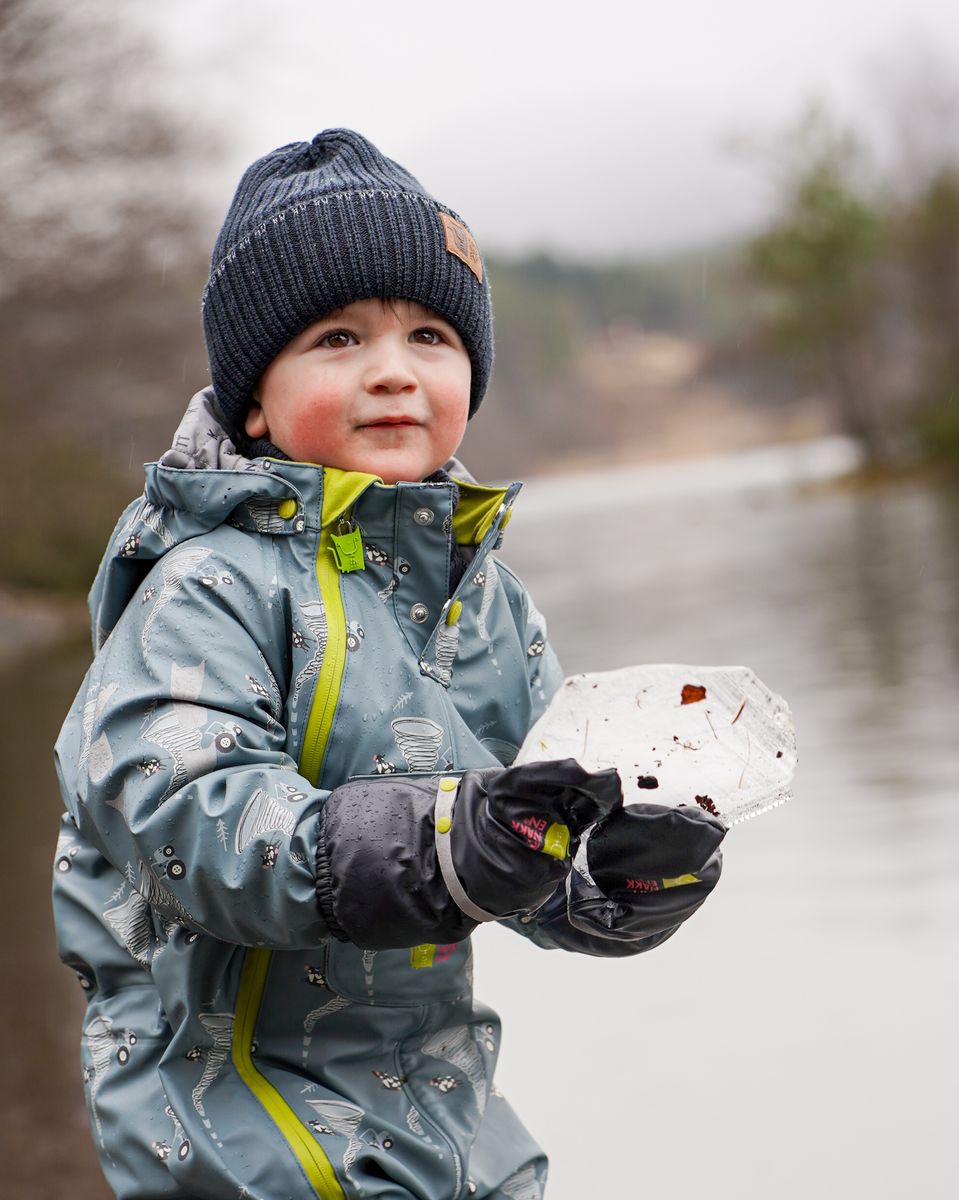 Kattnakken Regnvotter Barn Veret Kattesvart