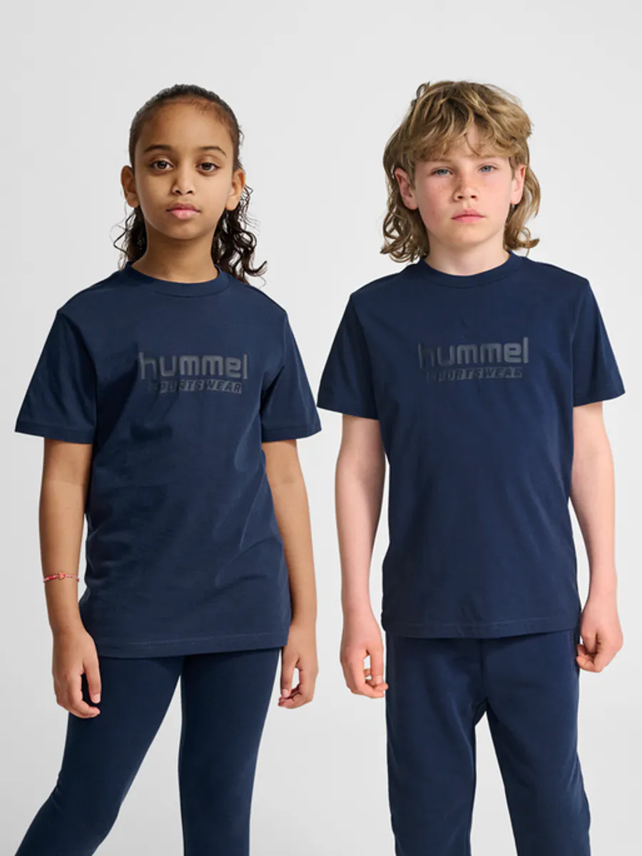 Hummel Jr Base T Skjorte Dress Blues