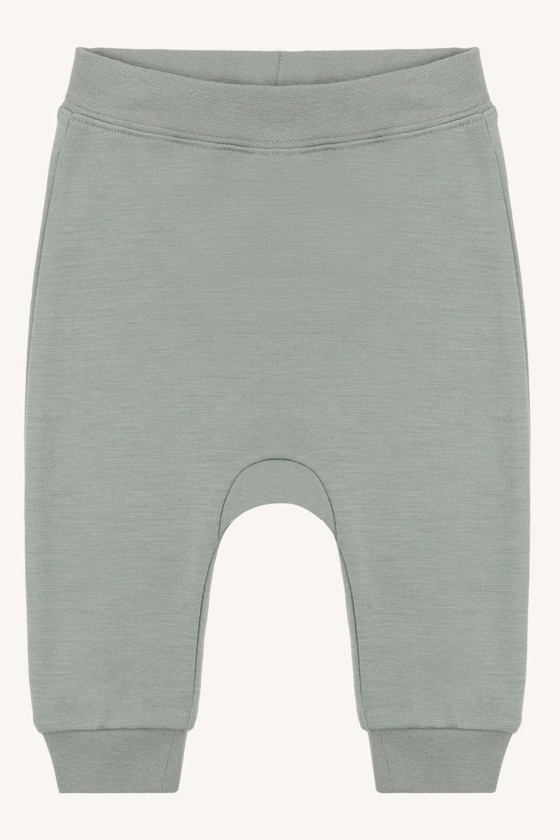 Hust and Claire Golf Solid Bukse Merinoull Slate Green