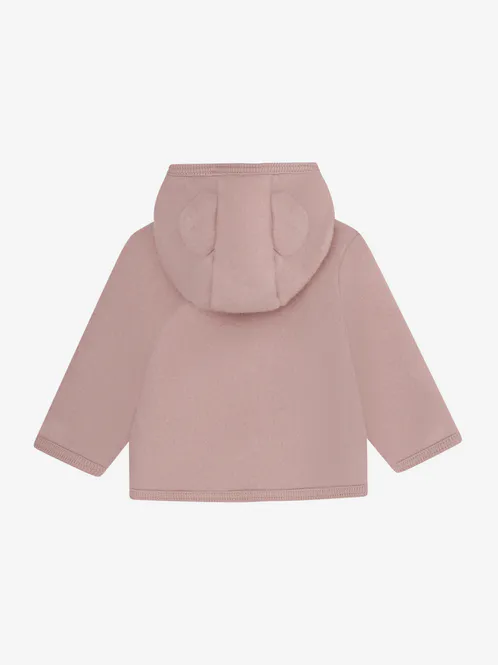 Hovedbilde HUTTEliHUT Ullfleecejakke med Ører Mahogany Rose