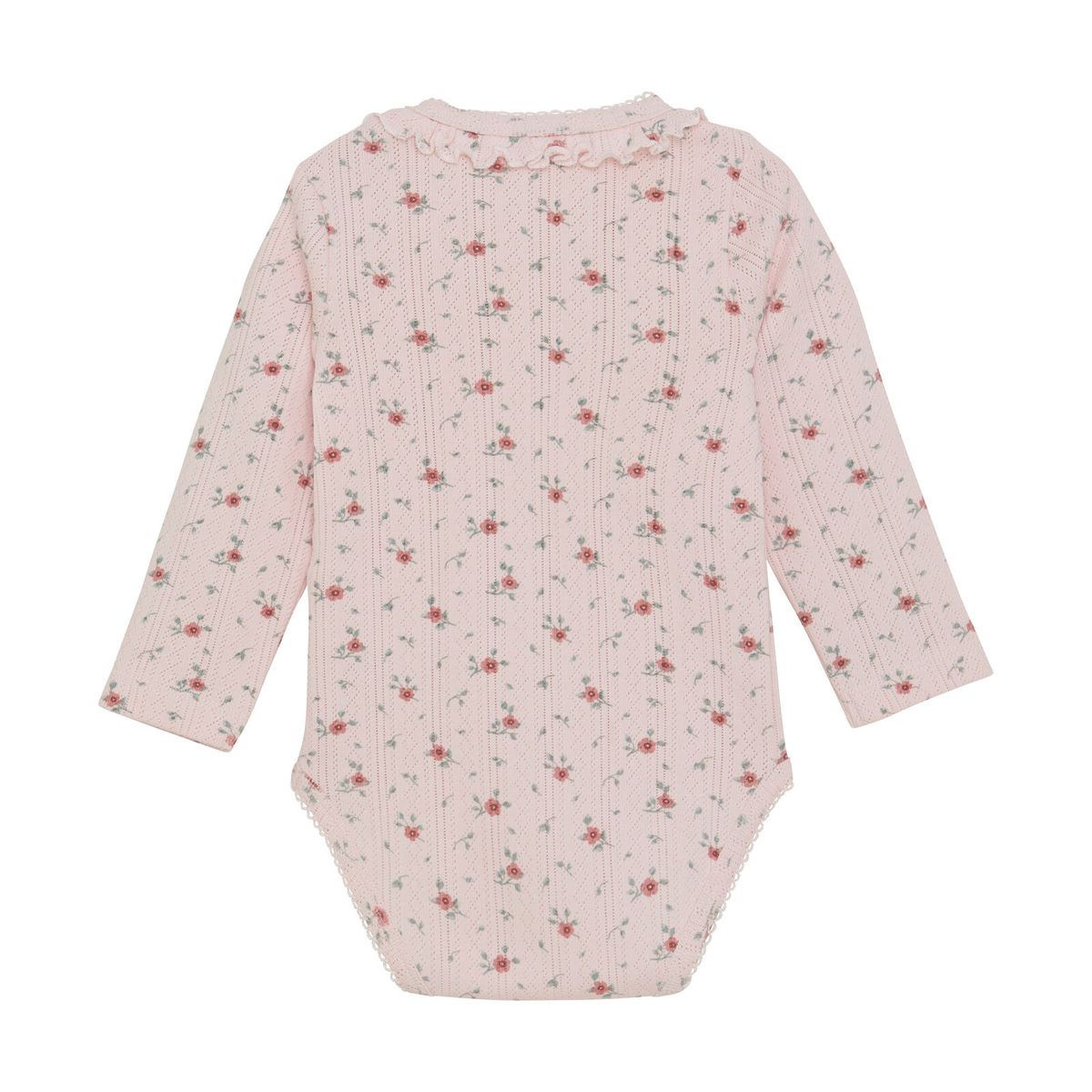 En Fant Body LS Pointelle Veiled Rose