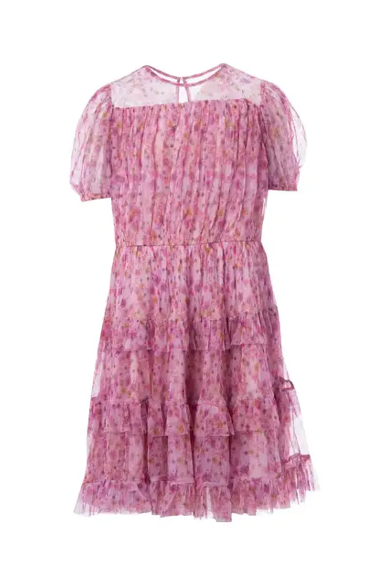 Salto Luna Kjole Rosa Blomstrete