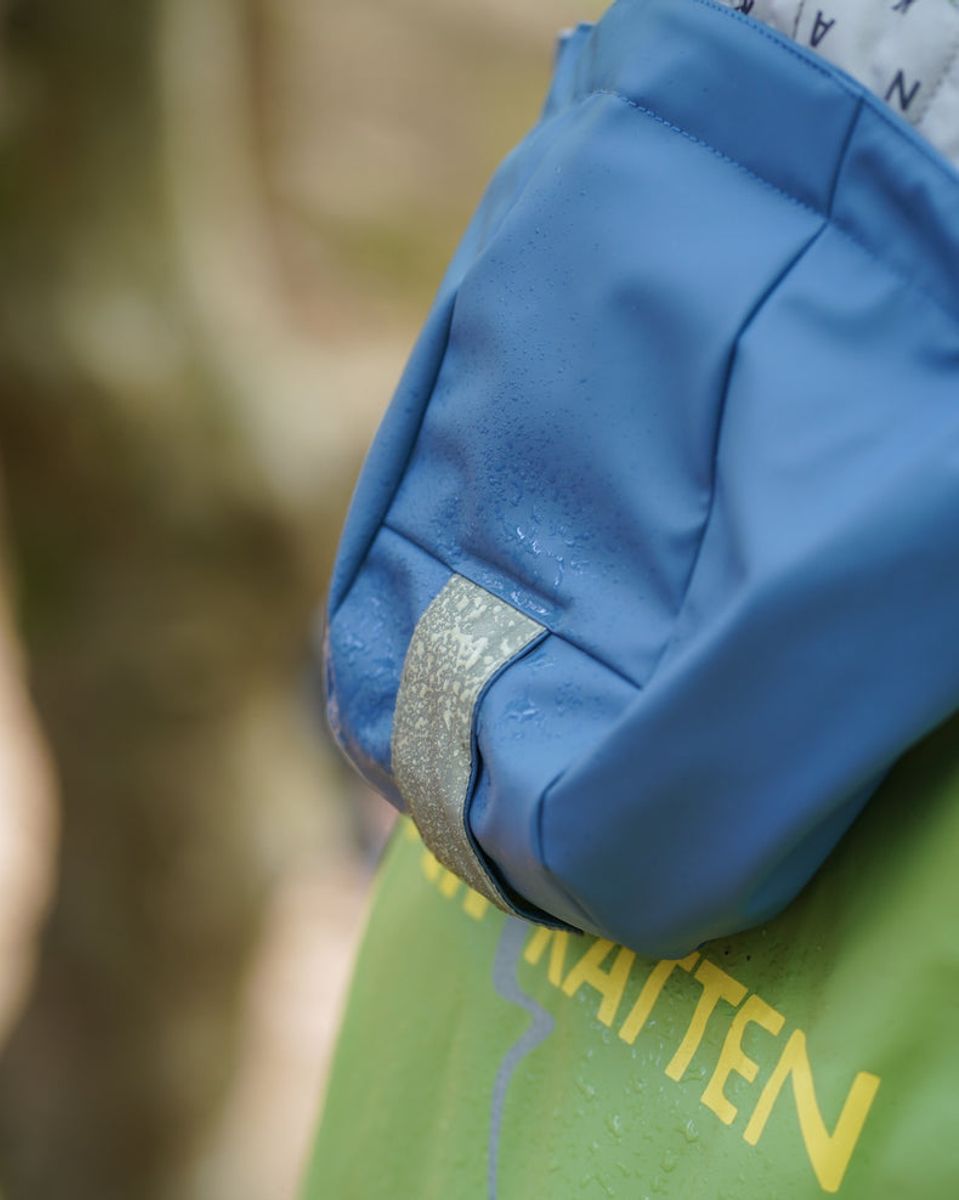 Kattnakken Slaps Vinterregndress Print Blå Horisont