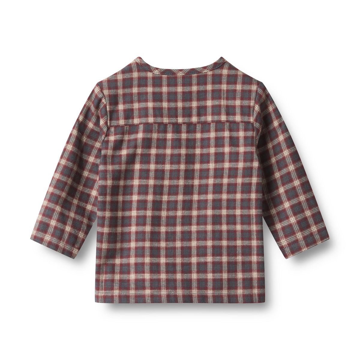 Wheat Shelby Skjorte Blue Holiday Check