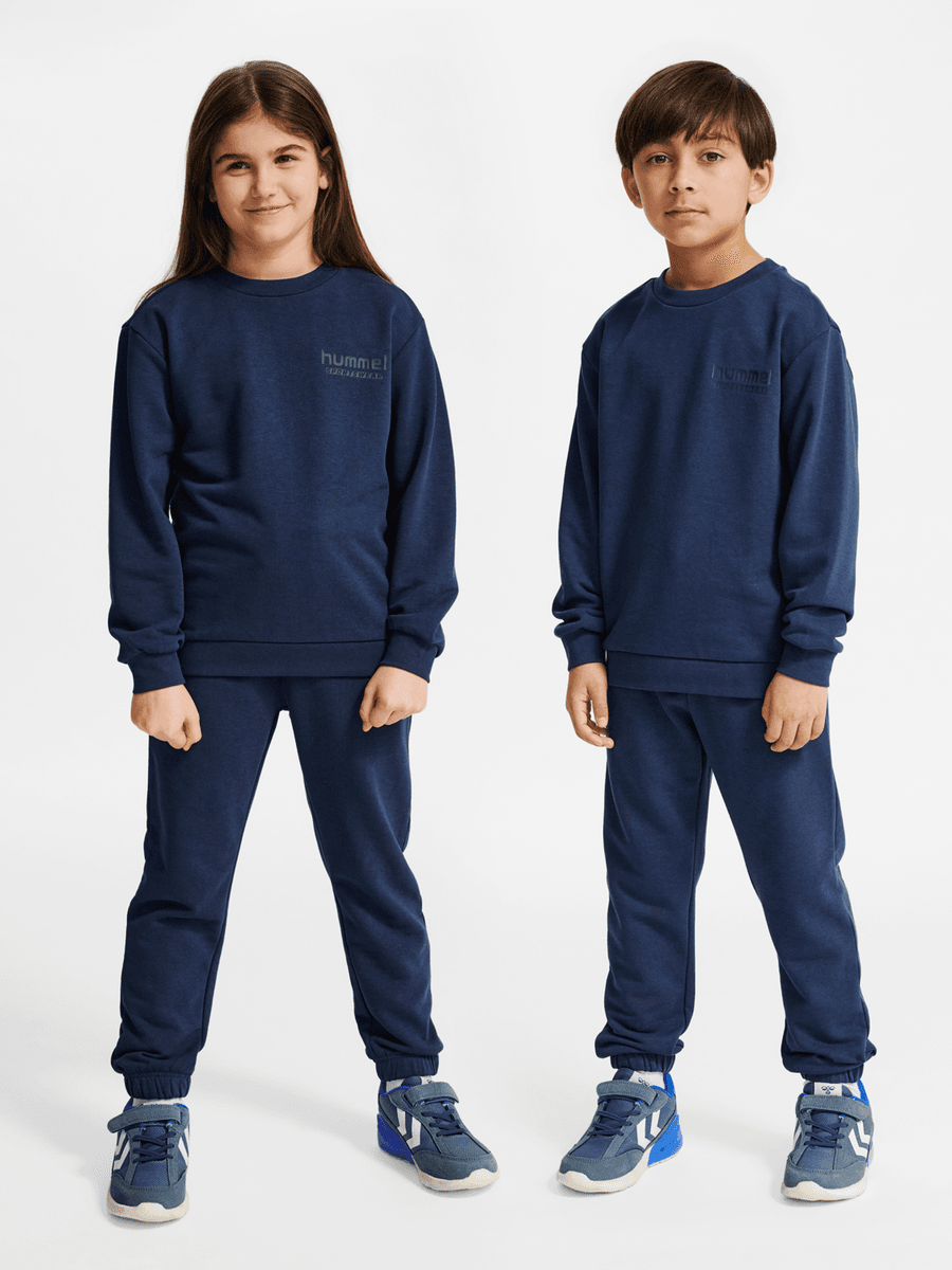 Hummel Jr Base Joggedress Mørk Blå
