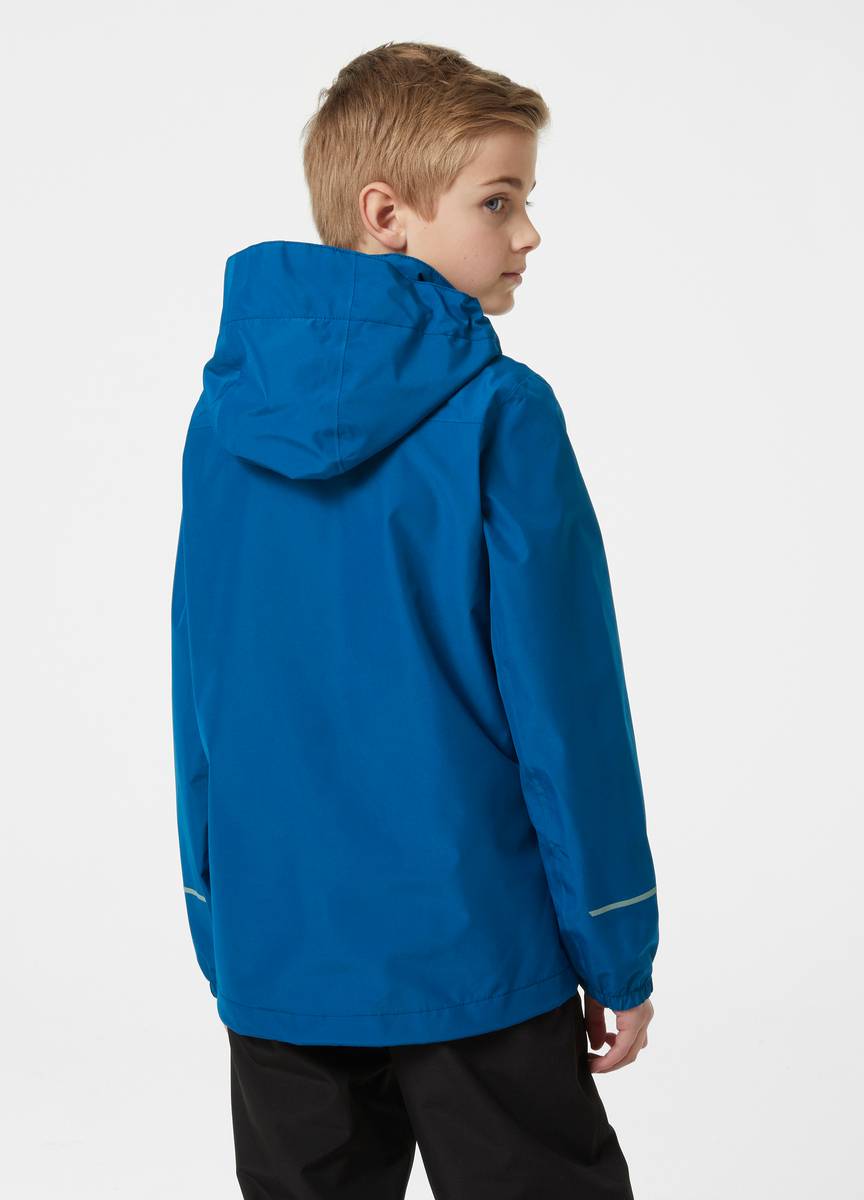 Helly Hansen Jr Juell Rain Jacket Deep Fjord