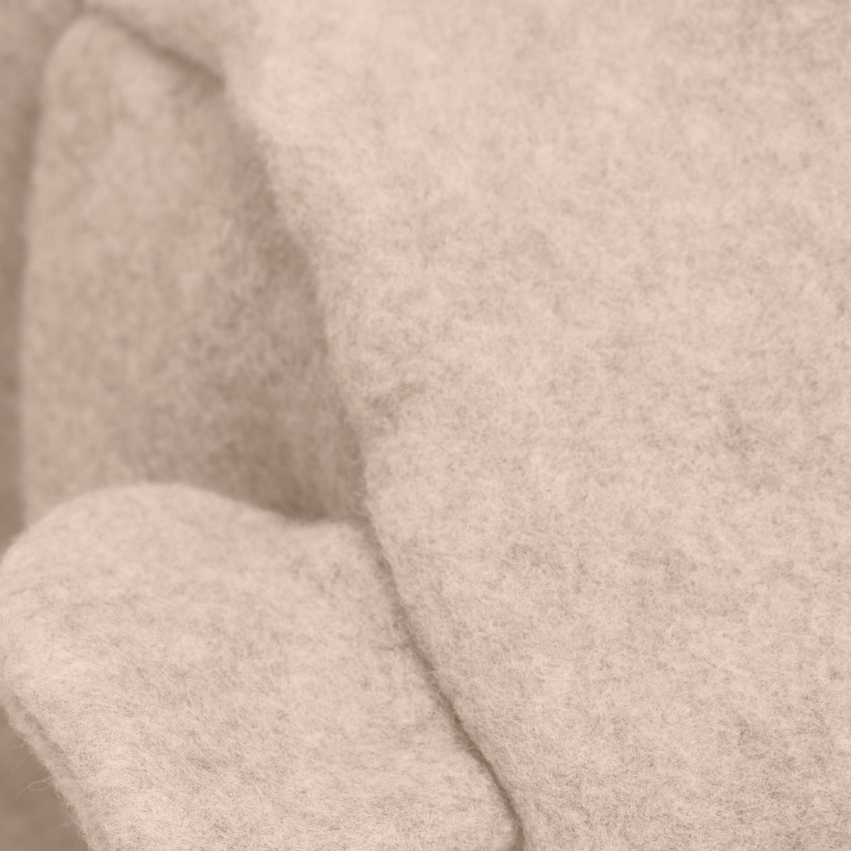 HUTTEliHUT Dress Med Ører Bomullsfleece Camel Melange