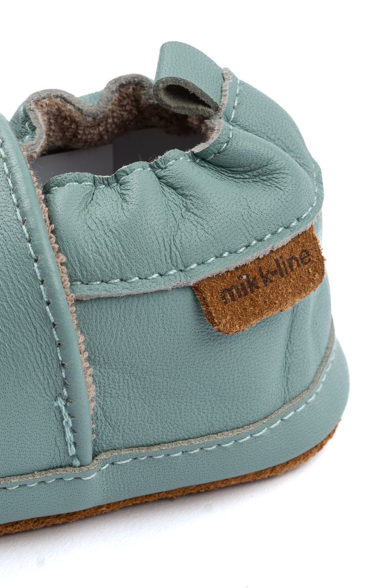 Mikk-Line Skinn tøfler 3D  Green Bay