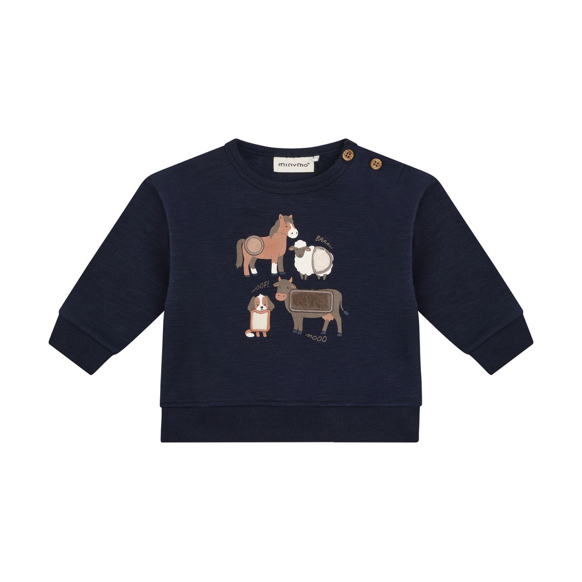 Minymo Sweatgenser Dark Sapphire