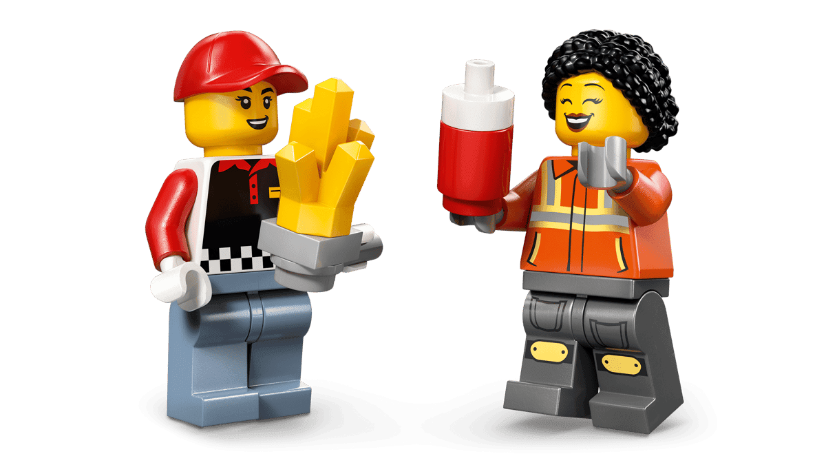 Lego City Pommes frites-matbil