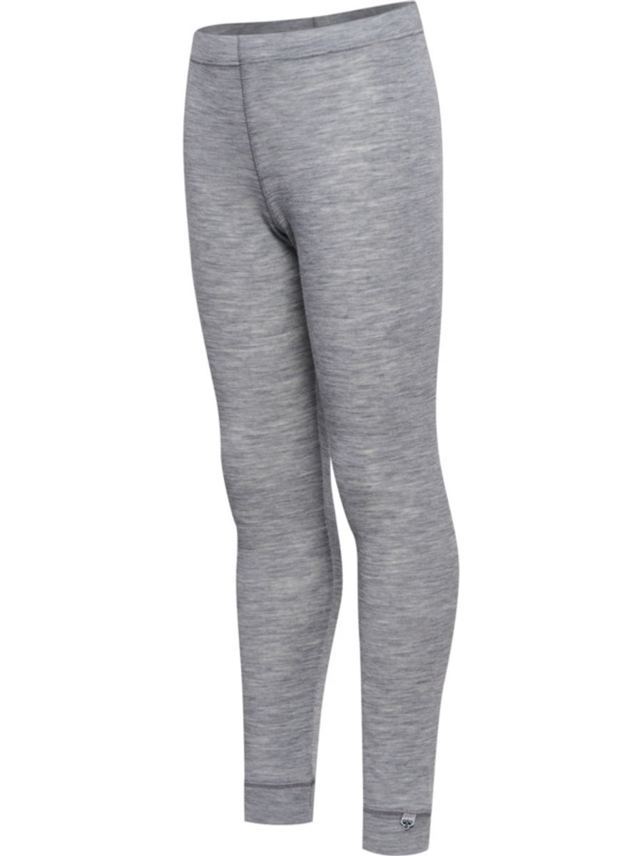 Hummel Jr Ull Rib Leggings Grey Melange