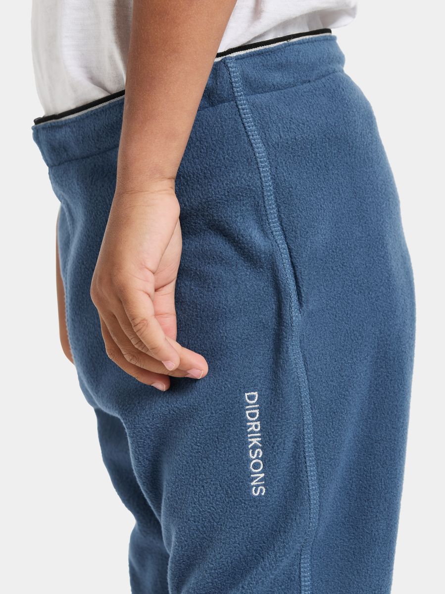 Didriksons Monte Kids Fleece Bukse Galaxy Blue