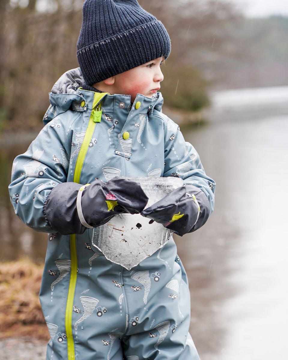 Kattnakken Regnvotter Barn Veret Kattesvart